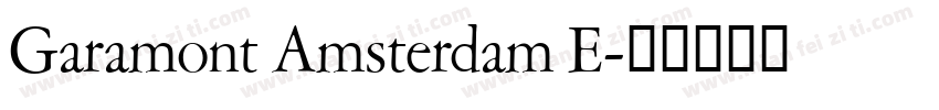 Garamont Amsterdam E字体转换